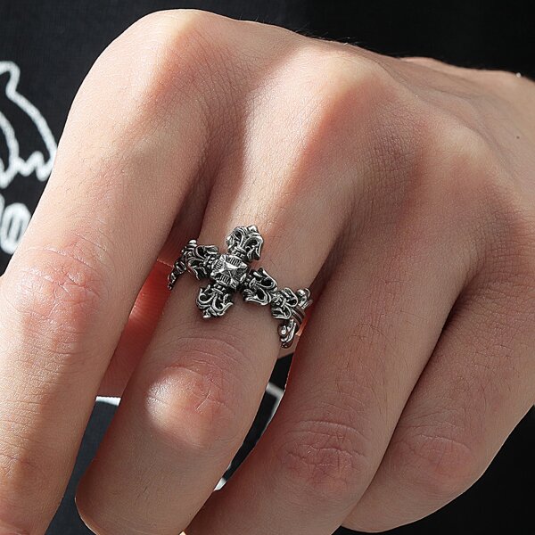 

Men Vintage Ring, Antique silver