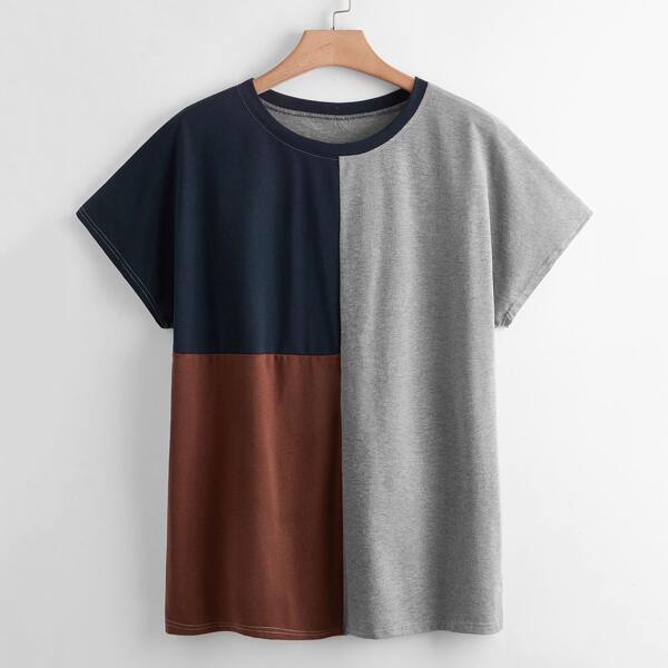 

Plus Cut And Sew Tee, Multicolor