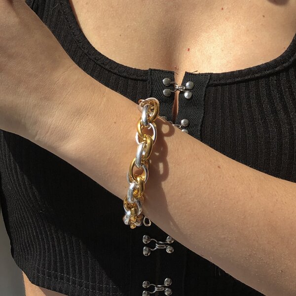 

Two Tone Bracelet, Multicolor