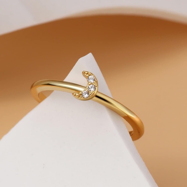 

Zircon Decor Gold Plated Ring
