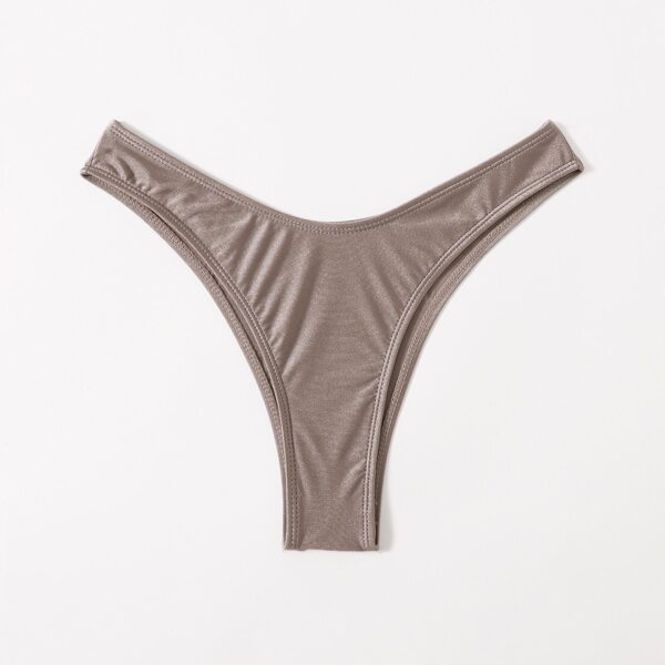 

High Cut Bikini Panty, Brown