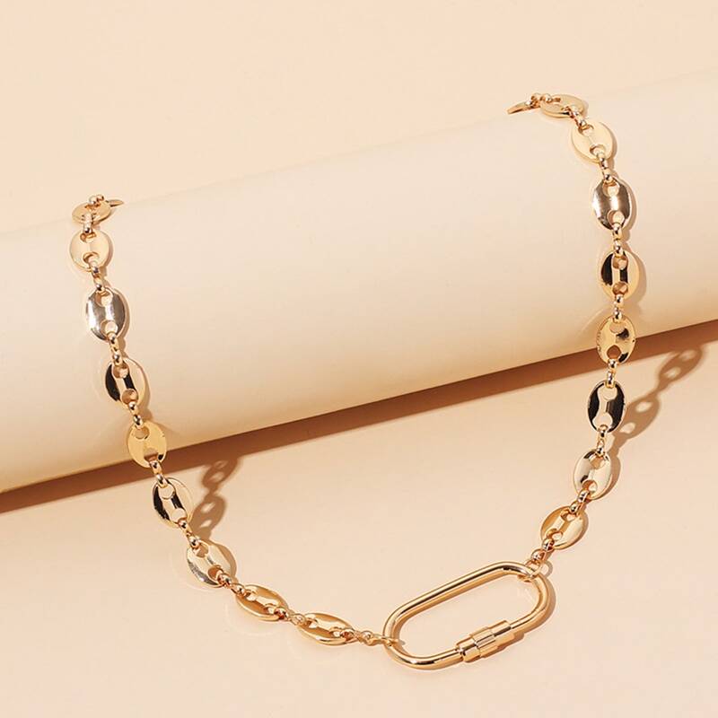 

Geo Pendant Necklace, Gold