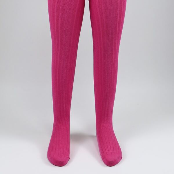 

Toddler Girls Plain Tights, Hot pink