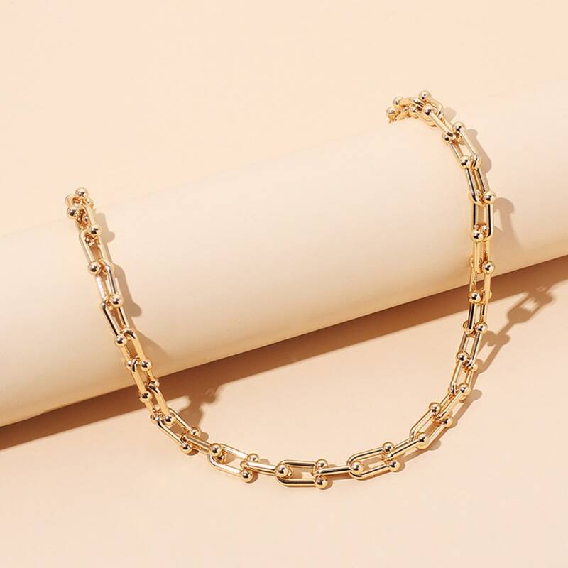 

Minimalist Chain Necklace, Gold