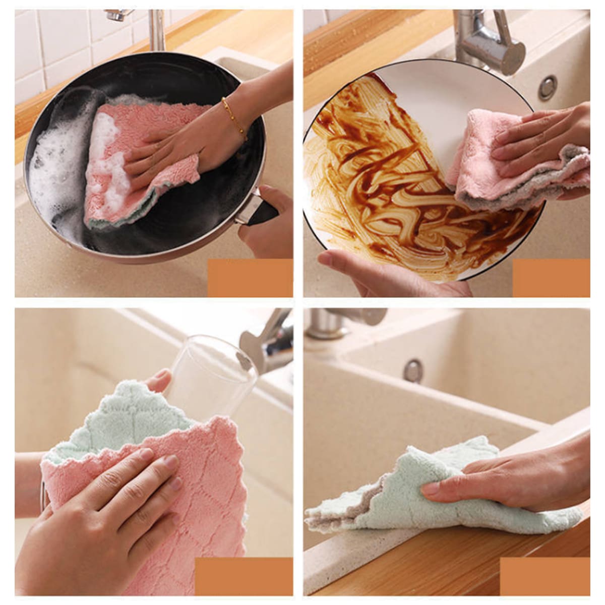 

1pc Random Cleaning Rag, Multicolor