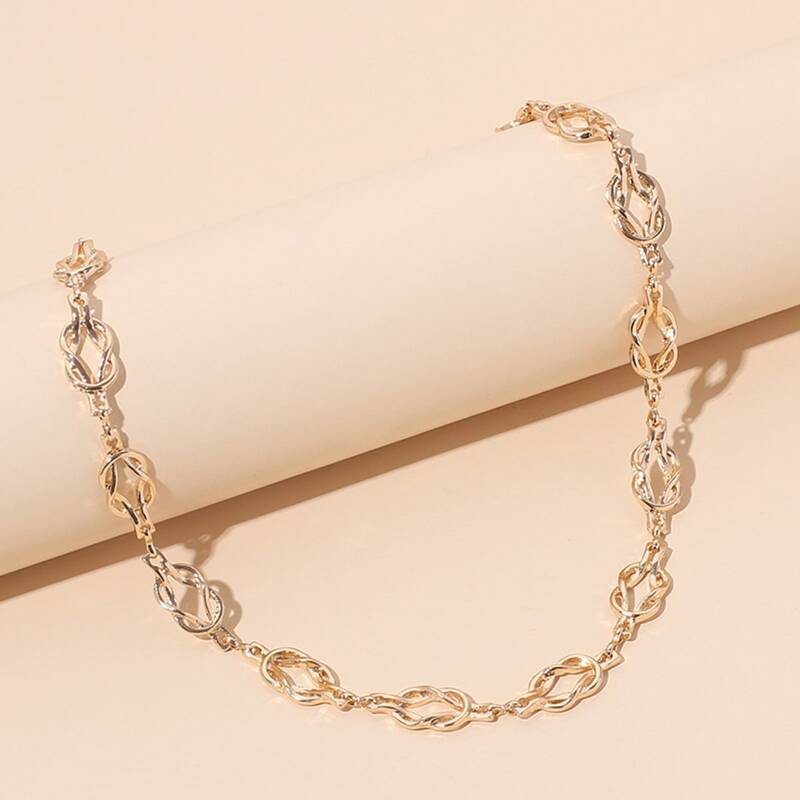 

Geo Charm Necklace, Gold