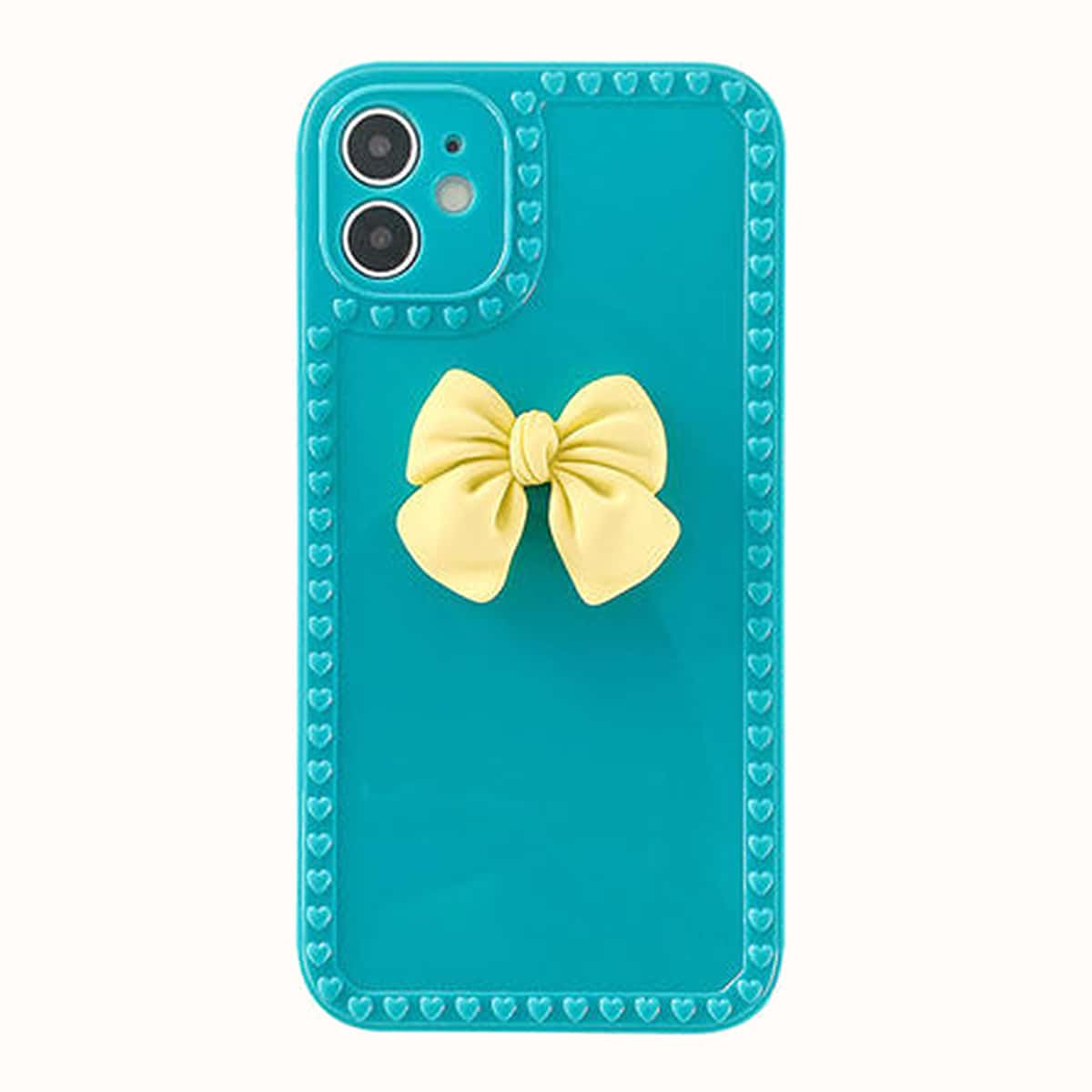 

Bow Decor Phone Case, Blue