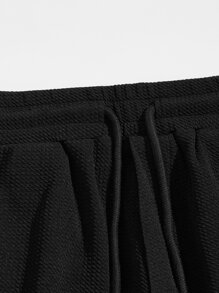 Manfinity Men Graphic Print Joggers - Black - View 4