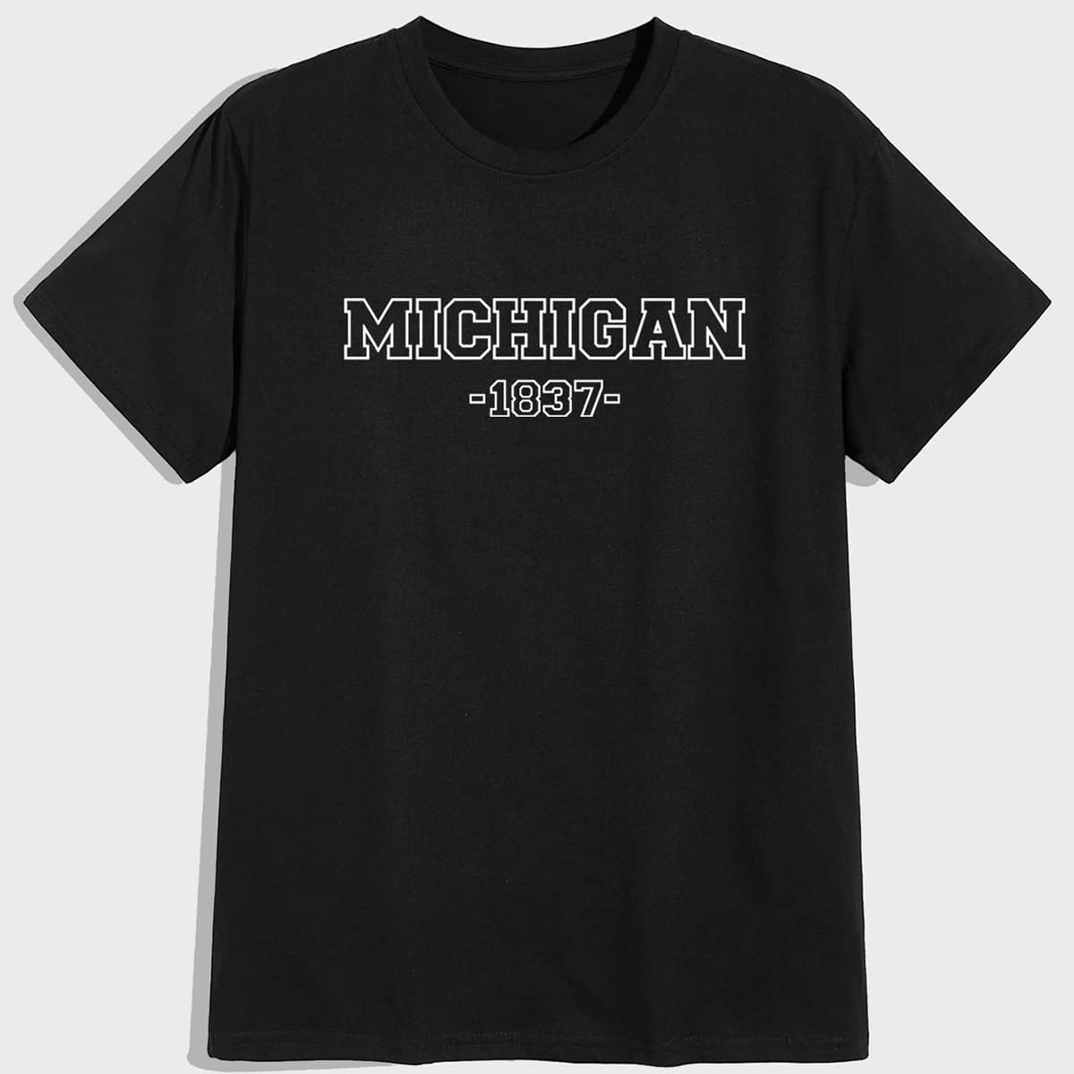 

Guys Letter Tee, Black