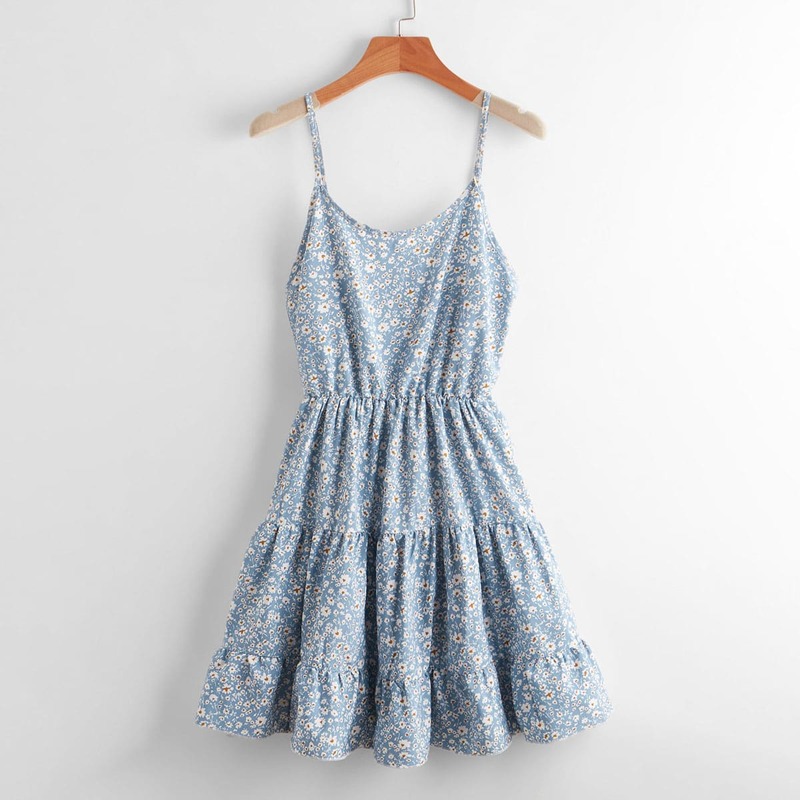 

Ditsy Floral Cami Dress, Blue