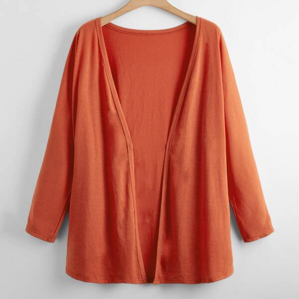 

Plus Solid Kimono, Orange