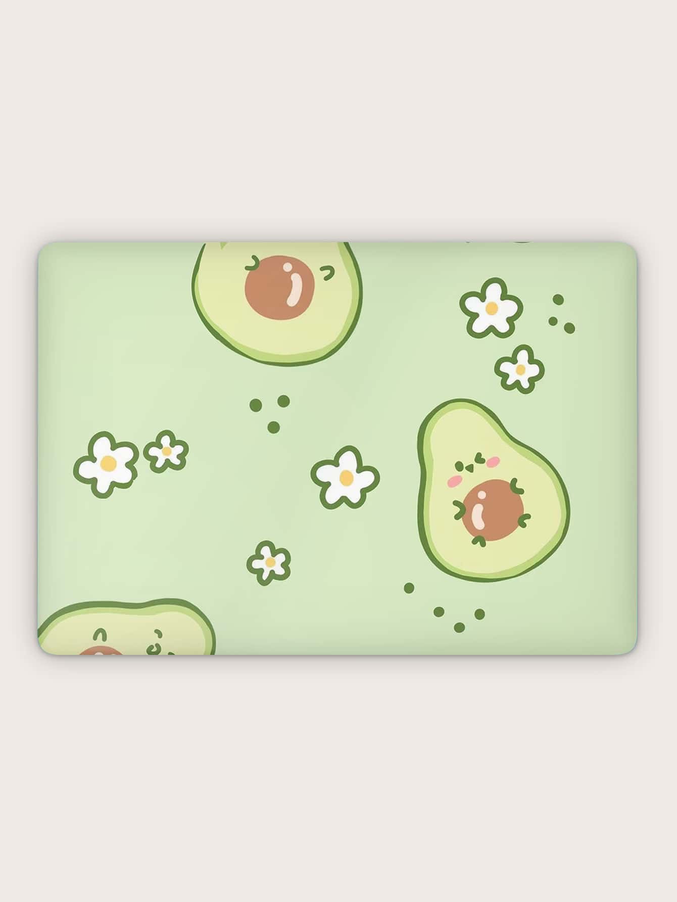 1sheet Cartoon Graphic 17 Inch Laptop Sticker - Green - View 1