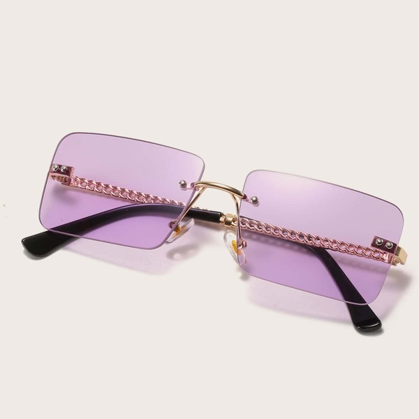 

Tinted Lens Rimless Sunglasses