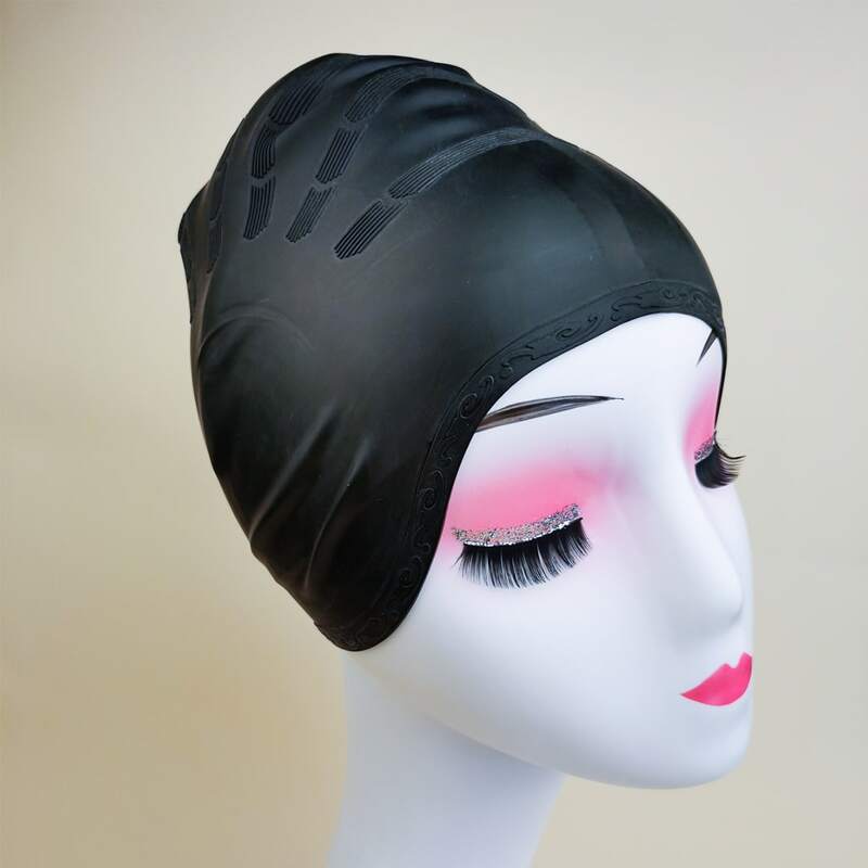 

Silicone Swimming Cap, Black