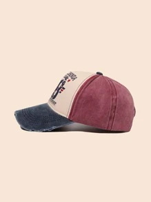 1 sombrero/sombrero de béisbol/gorra de camionero ajustable para el sol para deportes al aire libre y uso diario, diseño de número impreso de parches desgastados vintage de moda para hombres en la calle