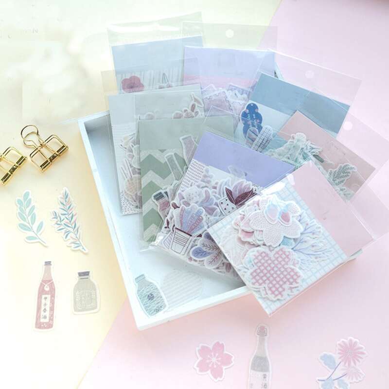 

60pcs Mixed Pattern Random Sticker, Multicolor