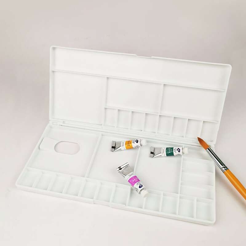 

1pc Foldable Oil Painting Palette, White