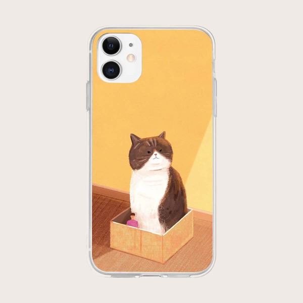 

Cartoon Graphic Phone Case, Multicolor