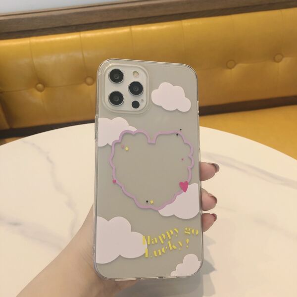 

Cloud Pattern Clear Phone Case