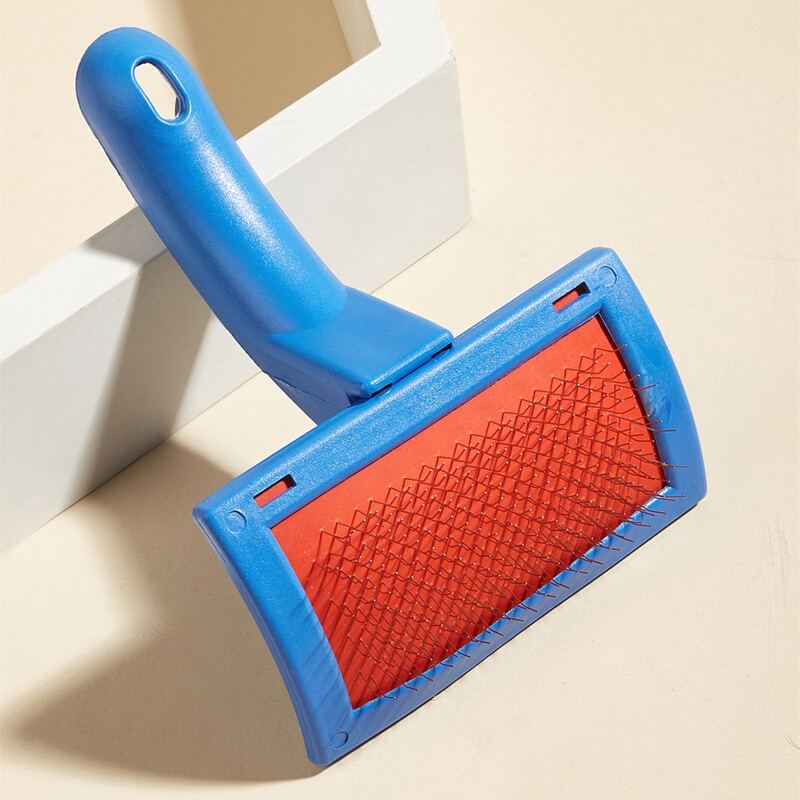 

1pc Pet Hair Comb, Blue