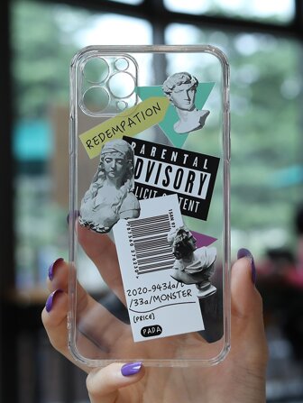 雕像圖案手機殼