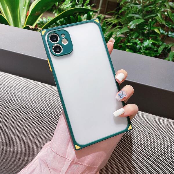 

Contrast Frame Phone Case, Clear