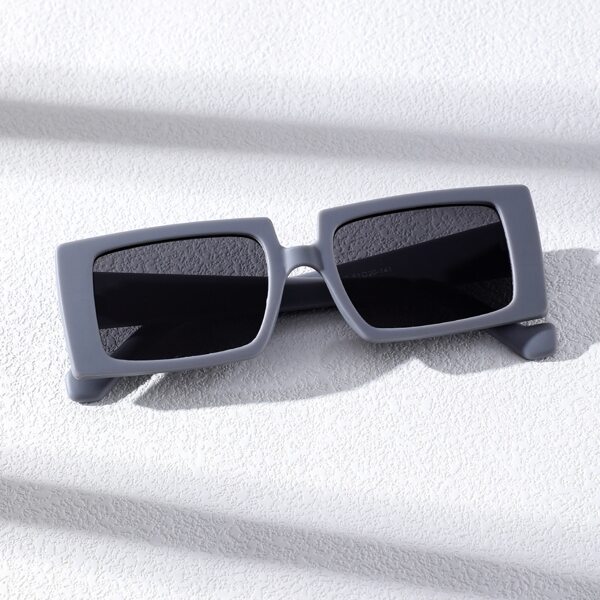

Men Square Frame Sunglasses, Dark grey