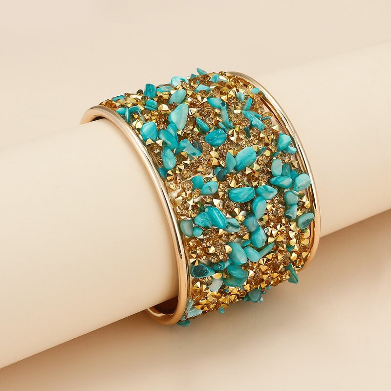 

Glitter Cuff Bangle, Multicolor