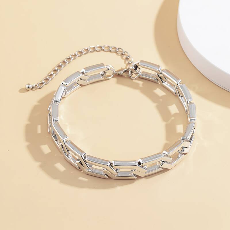 

Minimalist Chain Necklace, Silver