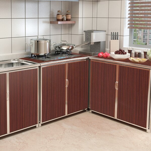 

1pc Wooden Pattern Wall Sticker, Brown