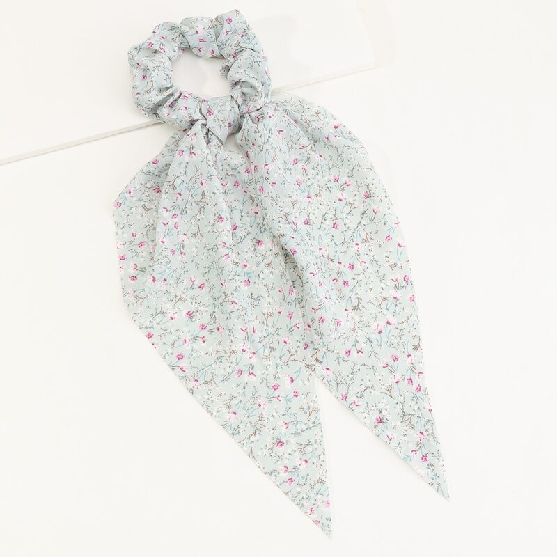 

1pc Ditsy Floral Pattern Scrunchie Scarf, Multicolor