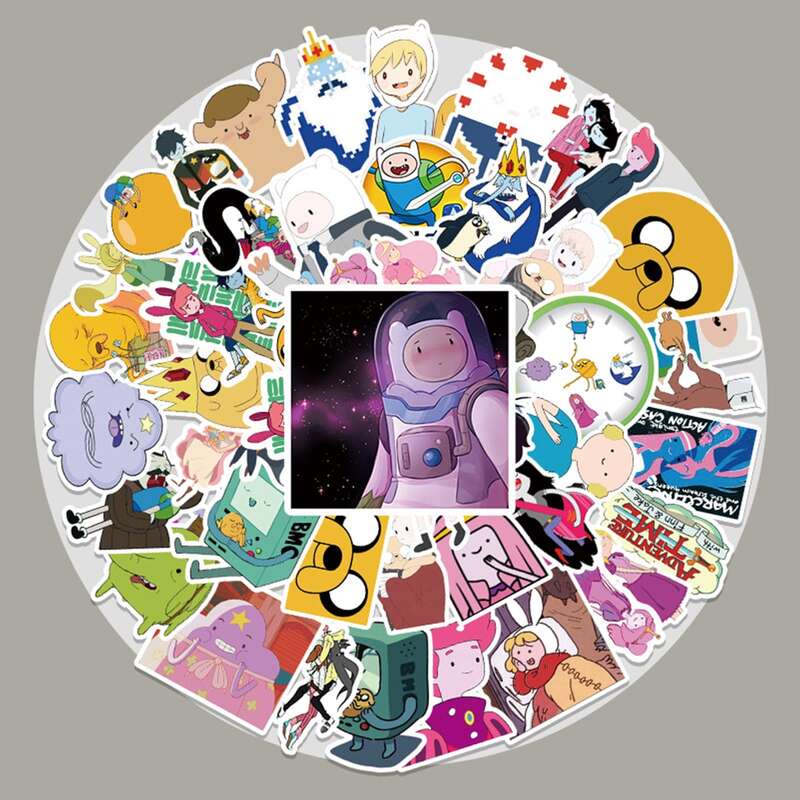 

50pcs Cartoon Graphic Sticker, Multicolor