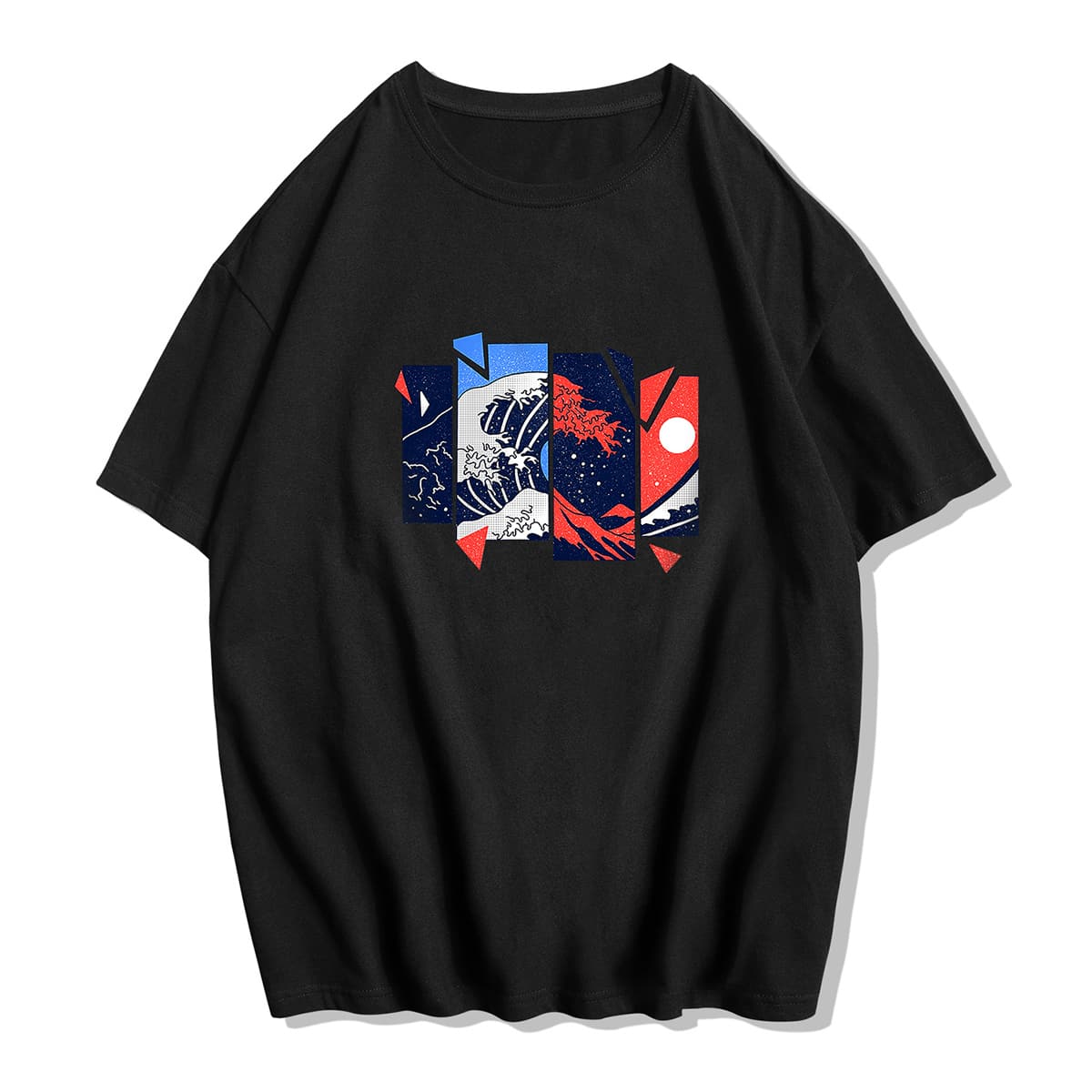

Guys Wave Graphic Tee, Black