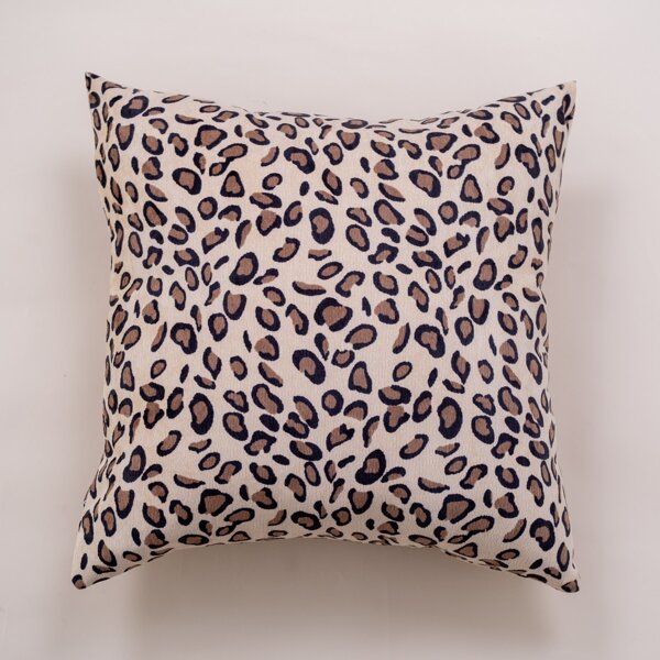 

Leopard Print Cushion Cover Without Filler, Multicolor