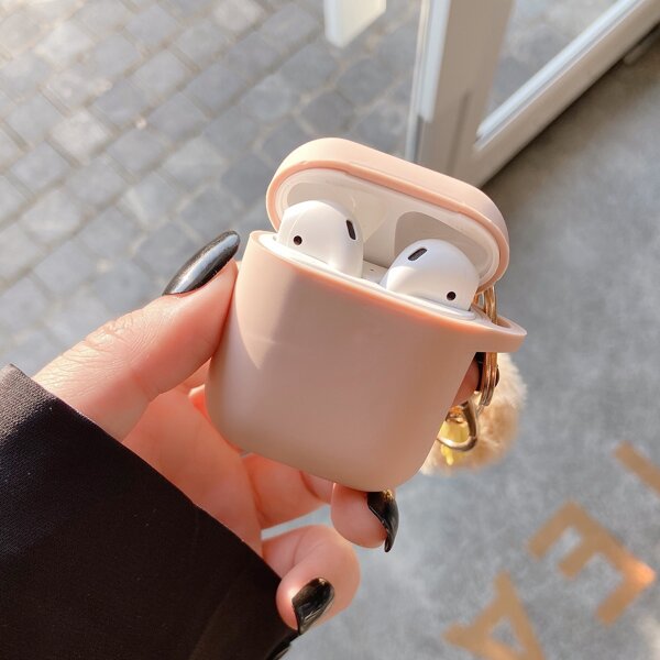 

Силиконовый чехол для Airpods с мороженым, Кораллово-розовый