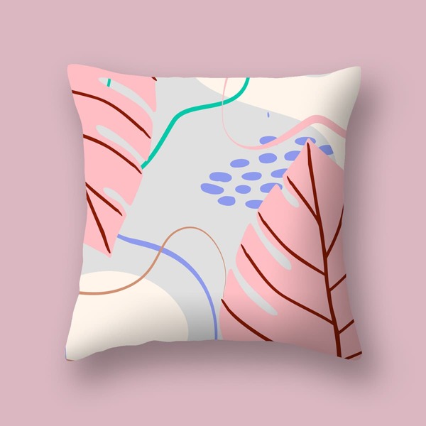 

Abstract Pattern Cushion Cover Without Filler, Multicolor