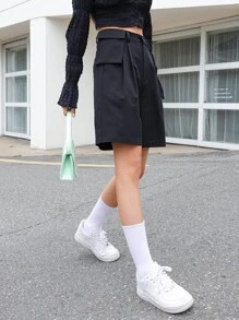 DAZY 翻蓋口袋复古短褲