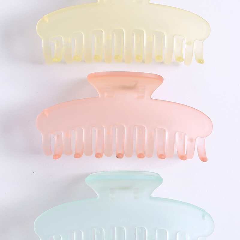 

3pcs Acrylic Hair Claw, Multicolor