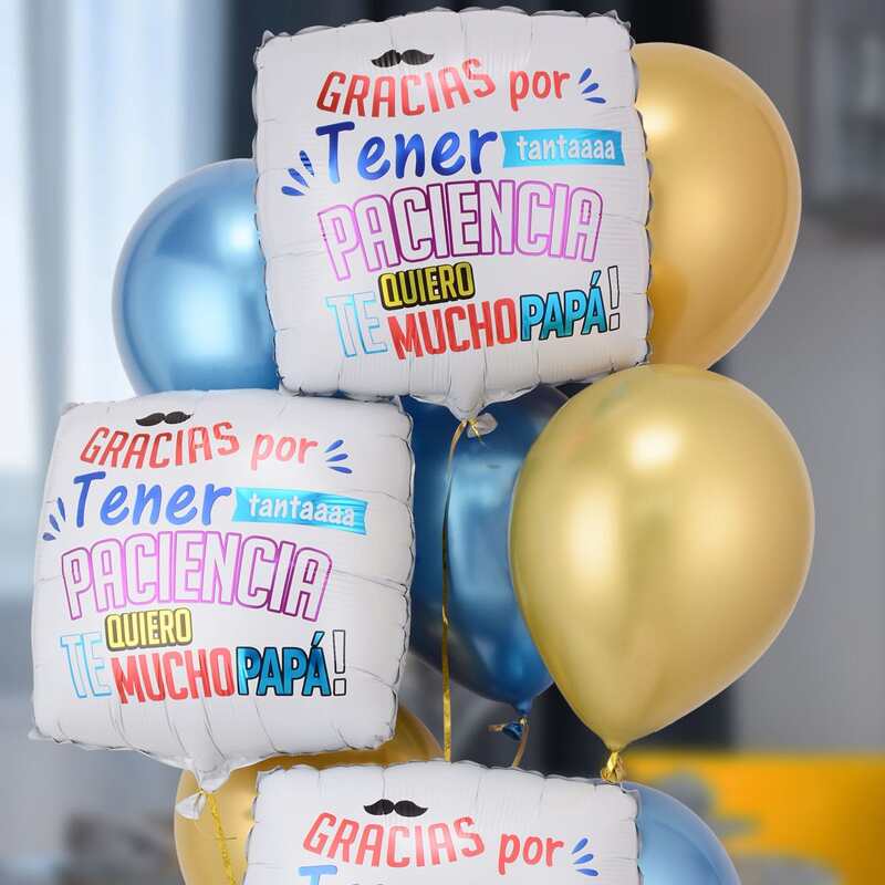 

11pcs Father's Day Decorative Balloon Set, Multicolor