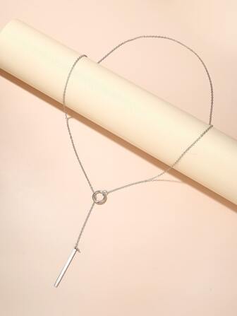 قلادة وهق Y بتعليقة هندسي