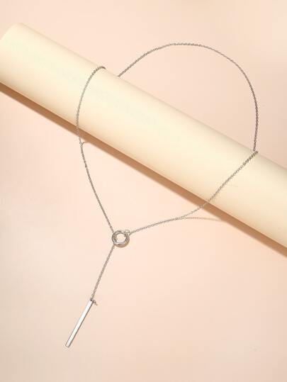 قلادة وهق Y بتعليقة هندسي