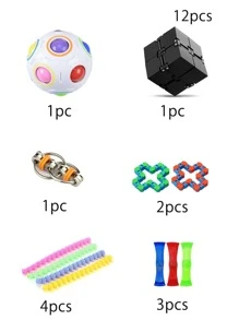 12入組解壓玩具套裝 - 彩色 - 查看 2