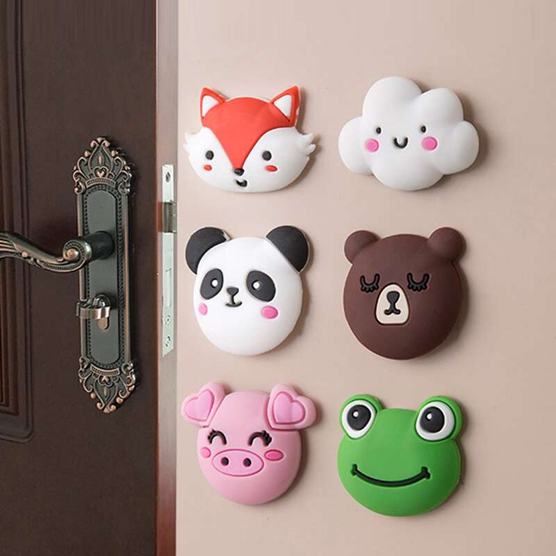 

1pc Cartoon Design Random Door Crash Pad, Multicolor
