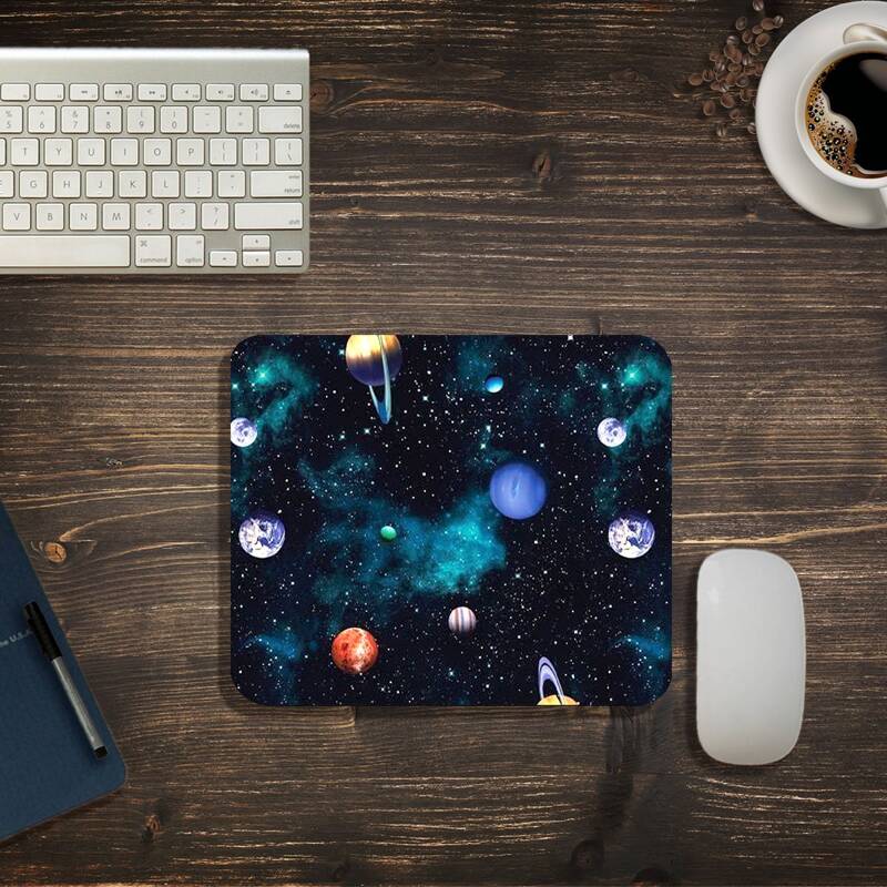 

Planet Pattern Mouse Pad, Multicolor