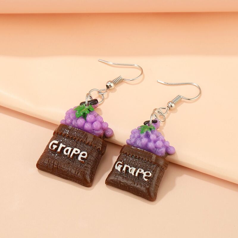 

Fruit Drop Earrings, Multicolor