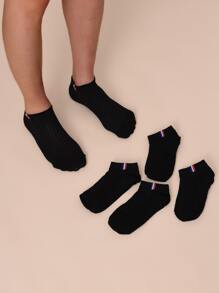 Calcetines A rayas - Negro - Ver 2