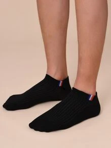 Calcetines A rayas - Negro - Ver 5