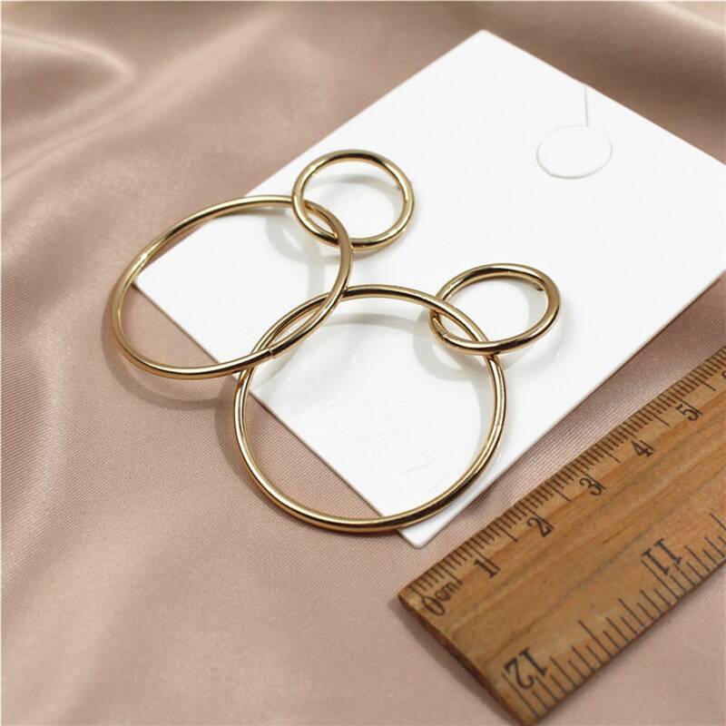 

Minimalist Drop Earrings, Gold