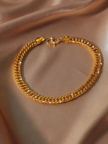 1 chiếc vòng tay đơn giản - Vàng - Xem 1