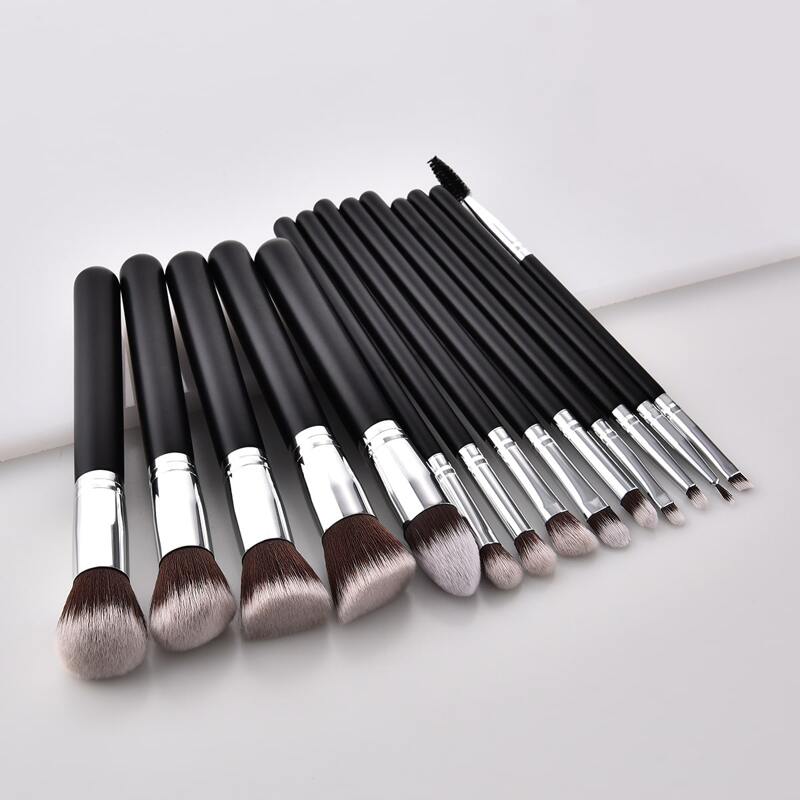 

14pcs Makeup Brush Set, Black
